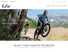 Tablet Screenshot of liv-cycling.com